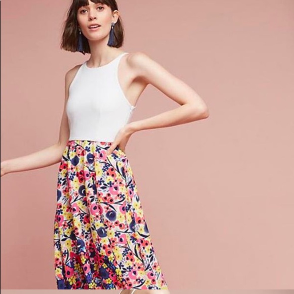 Anthropologie Hutch Bethanie High-Low Dress XL